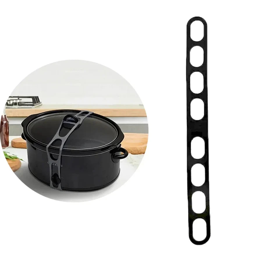 Silicone Lid Strap Reusable Universal Lid Fixing Belt Elastic Band Outdoor Camping Camping Cookware Camping Equipment