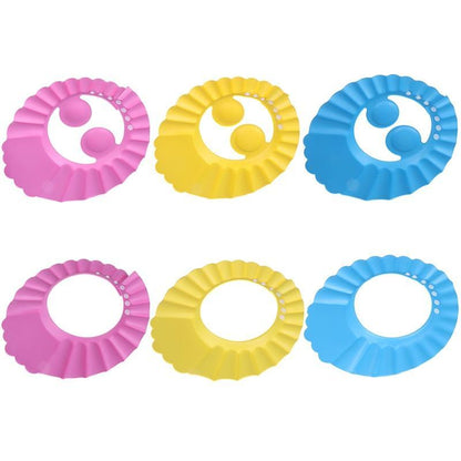 Shampoo Cap Sheild Durable Baby Bath Visor Hat Adjustable Baby Shower Protect Eye Water-proof For Kids