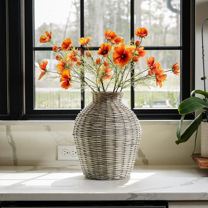 Handwoven Wicker Willow Vase