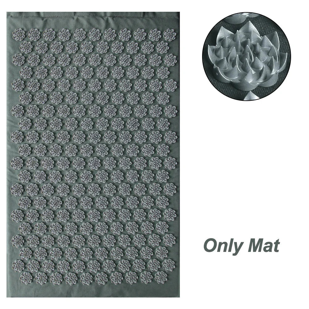 Acupressure Yoga Mat Kuznetsov Applicator Cushion with Spikes