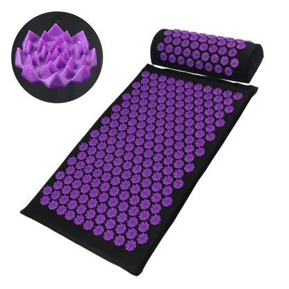 Acupressure Yoga Mat Kuznetsov Applicator Cushion with Spikes