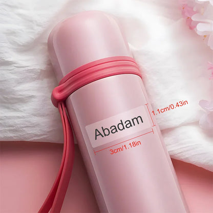 Transparent Waterproof Name Stickers for School-Custom Labels,Multilingual Text, Kids DIY Crafts & Sports Bottle Marking