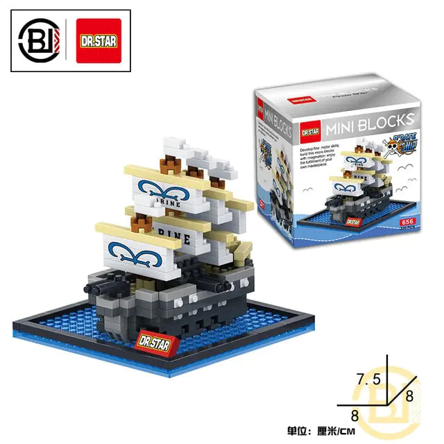 Pirate Ship Series Building Game Toys - # BOT&G522510002