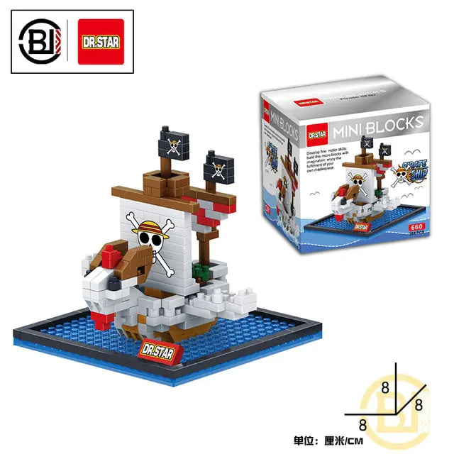 Pirate Ship Series Building Game Toys - # BOT&G522510002