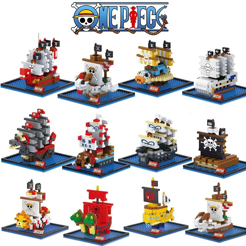 Pirate Ship Series Building Game Toys - # BOT&G522510002